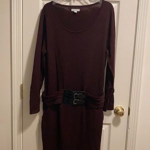 🟫🟫 Tunic Length NY&C Sweater with Belt attached (Size XL)